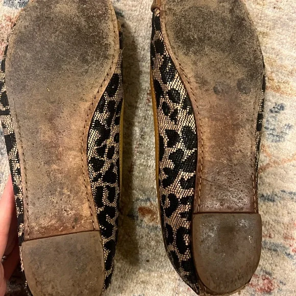 Tory Burch Leopard print flats, size 9.5 - Picture 3 of 4